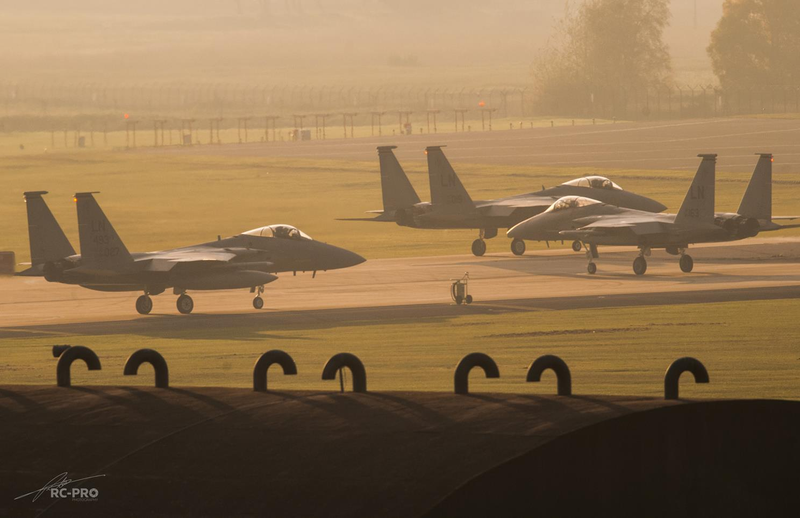 Illustration for article titled This Photo Tour Of The USAF's "Grim Reapers" F-15 Squadron Will Give You Shivers